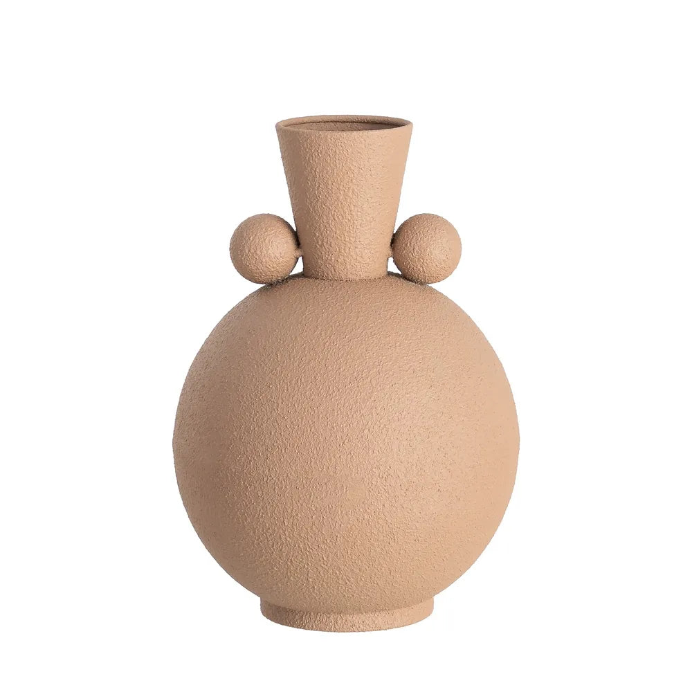 Vază decorativă CANBER H29 din fier, 20 x 20 x 29 cm