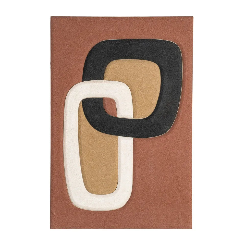 Set 2 tablouri abstracte STARO din MDF, fiecare de 80 x 120 cm