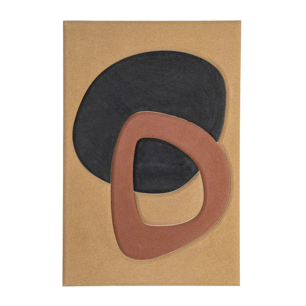 Set 2 tablouri abstracte STARO din MDF, fiecare de 80 x 120 cm