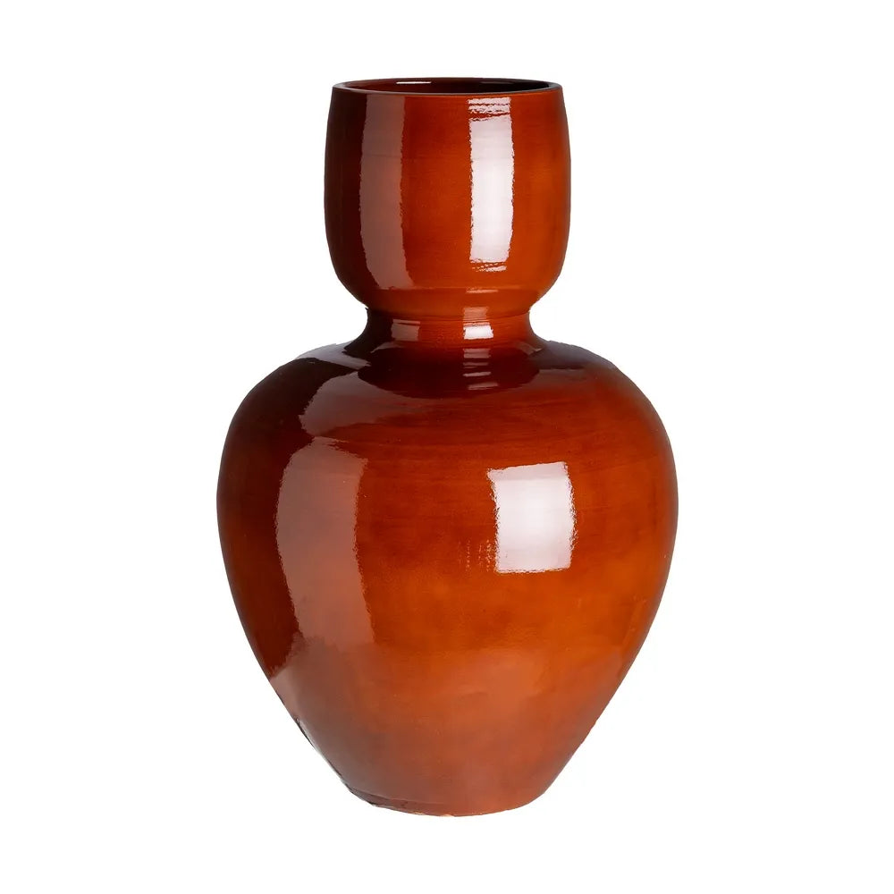Vază ceramică EVROND H60 CM, 35 x 35 x 60 cm, fără orificiu de scurgere