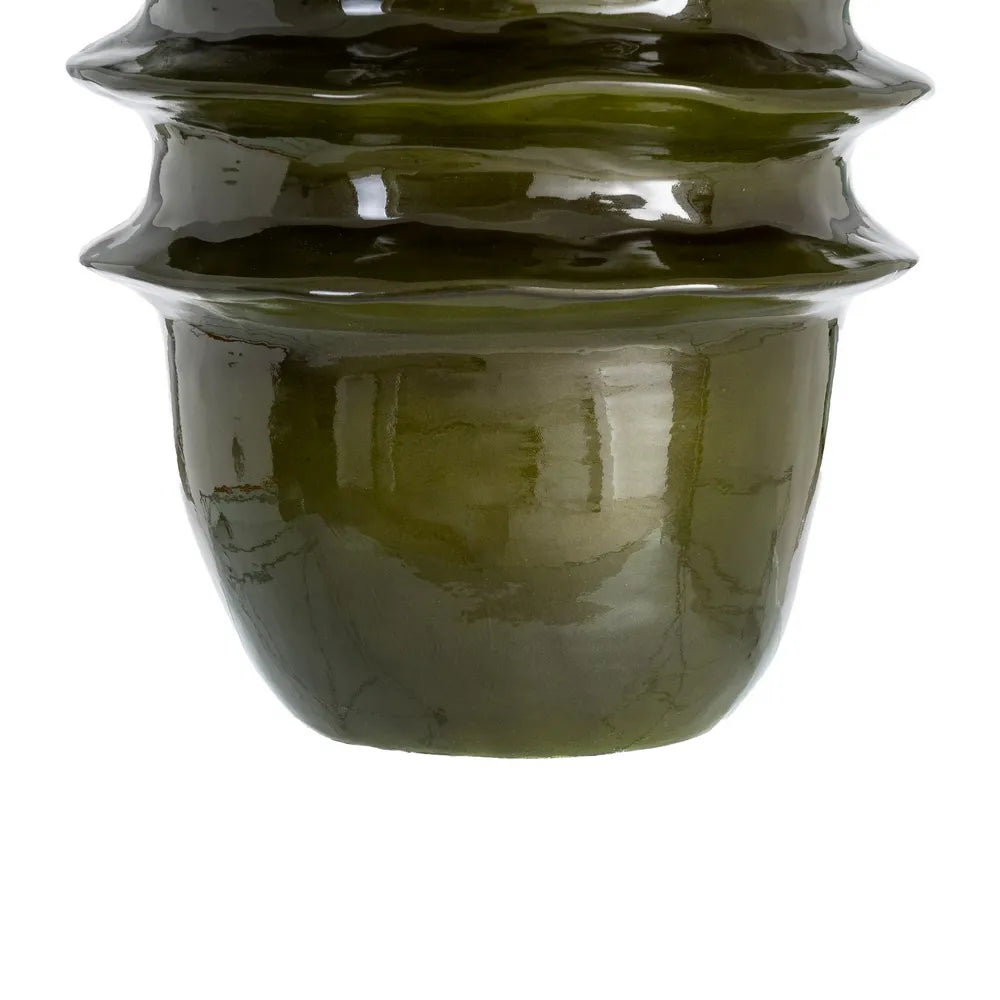 Vază decorativă din ceramică HUELVA H52, dimensiuni 36 x 36 x 52 cm