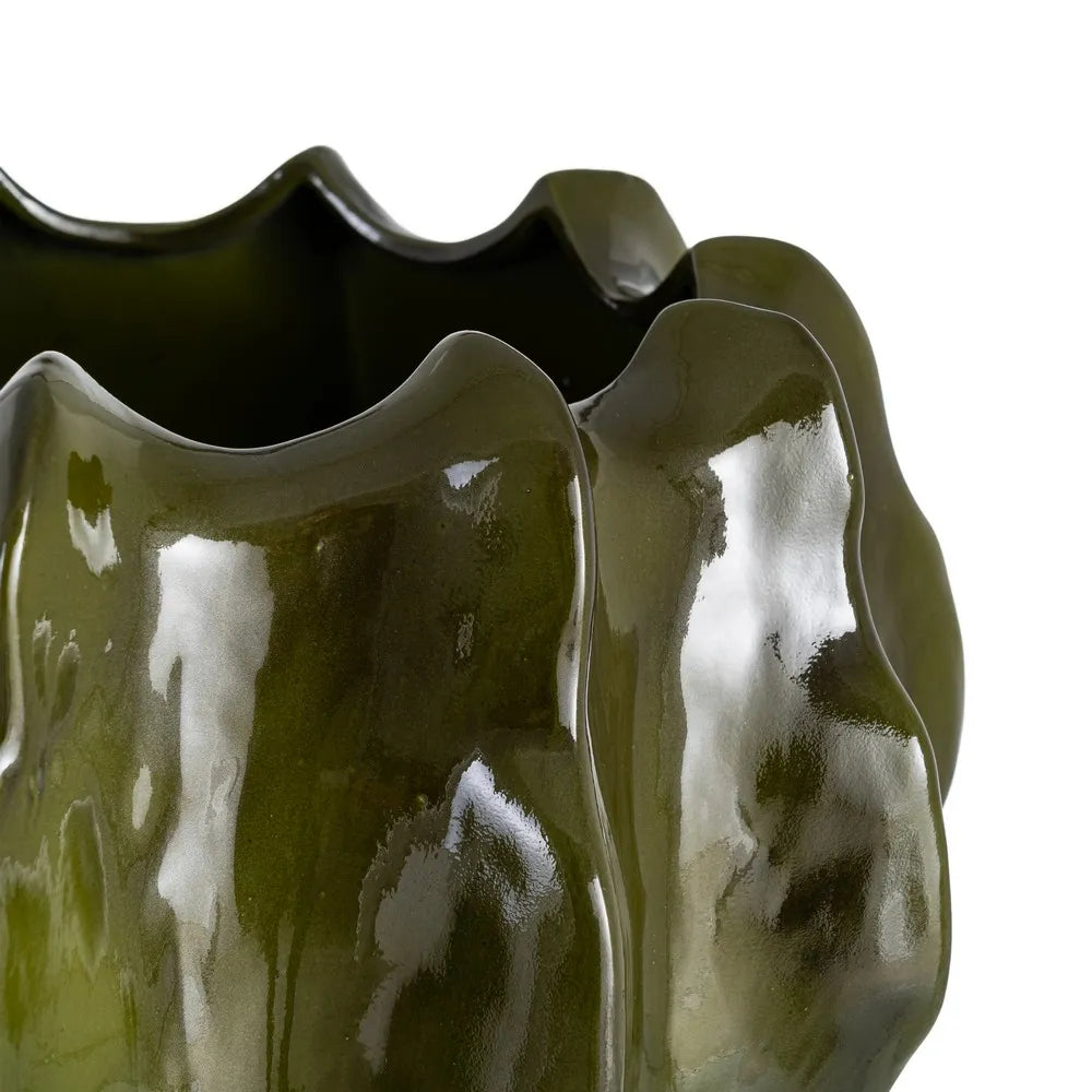 Vază decorativă MANITO H40 din ceramică, 40 x 40 x 40 cm
