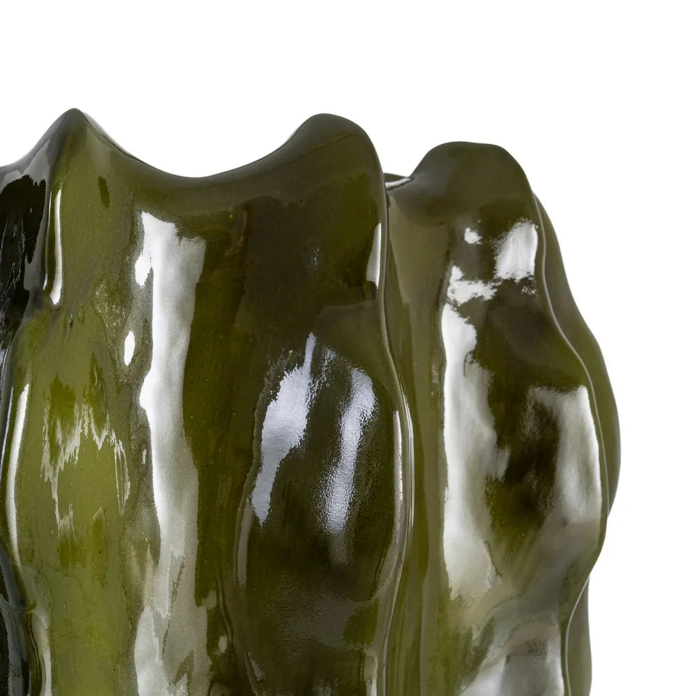 Vază decorativă MANITO H40 din ceramică, 40 x 40 x 40 cm