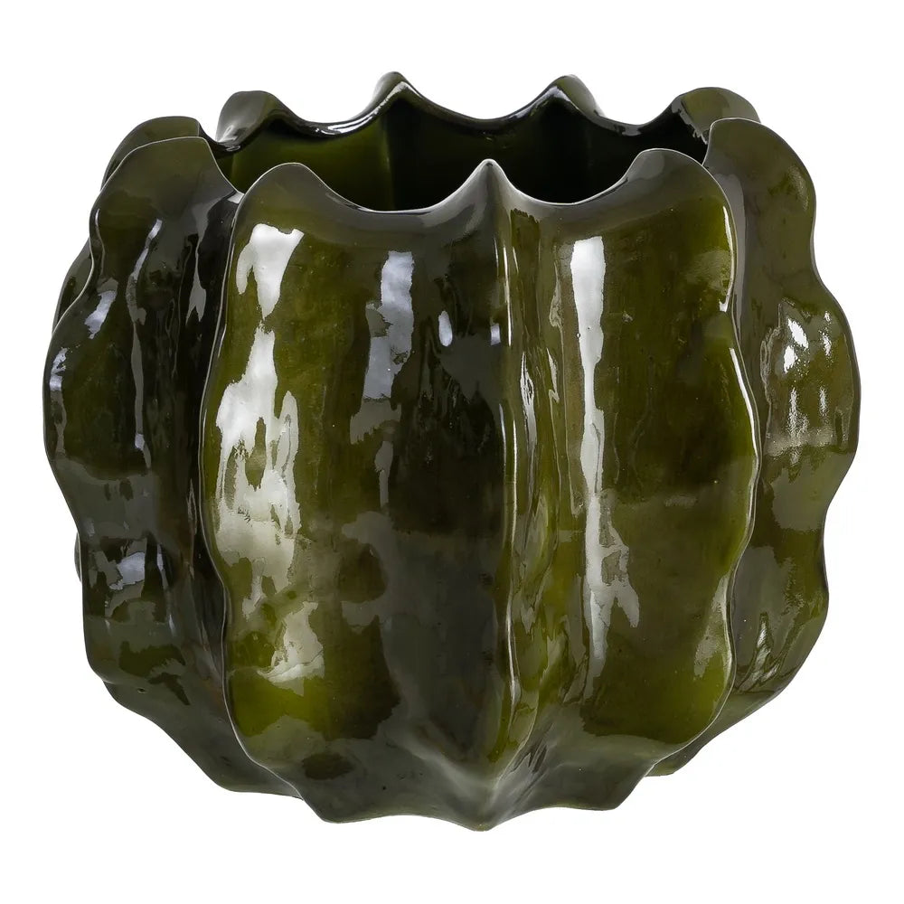 Vază decorativă MANITO H40 din ceramică, 40 x 40 x 40 cm