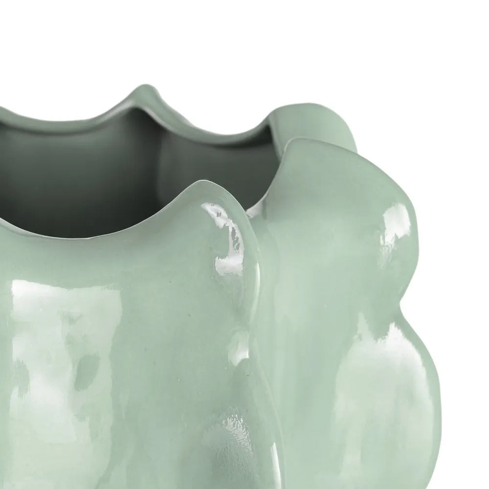 Vază decorativă MANITO DECO H34 din ceramică, 35 x 35 x 34 cm