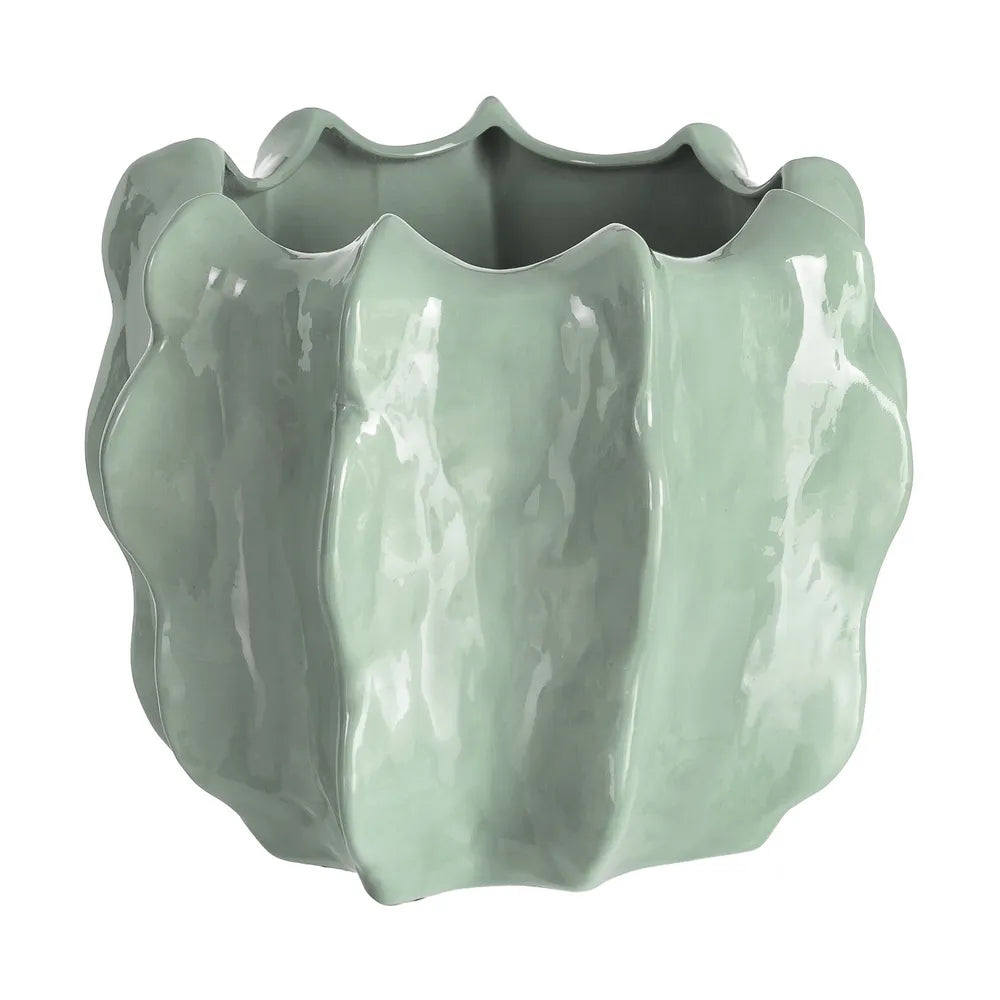 Vază decorativă MANITO DECO H34 din ceramică, 35 x 35 x 34 cm