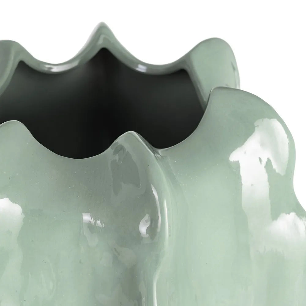 Vază decorativă MANITO DECO din ceramică, 18 x 18 x 30 cm