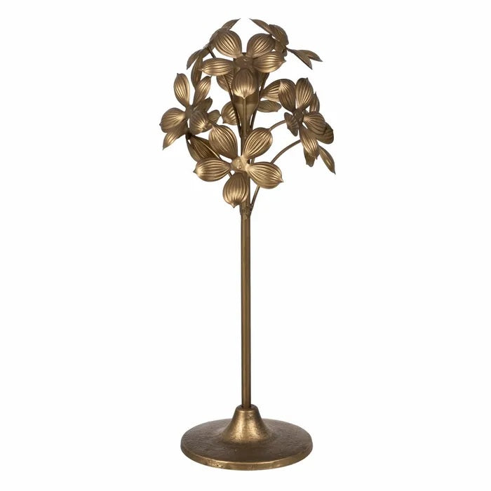 Suport lumânare ANISE din fier, 15 x 15 x 40 cm