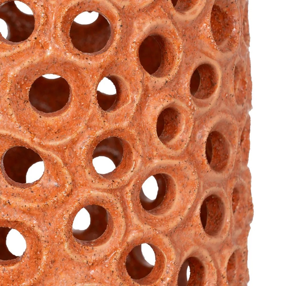 Vază ceramică DOLEA H54 CM, Orange, 24 x 23,5 x 54,5 cm