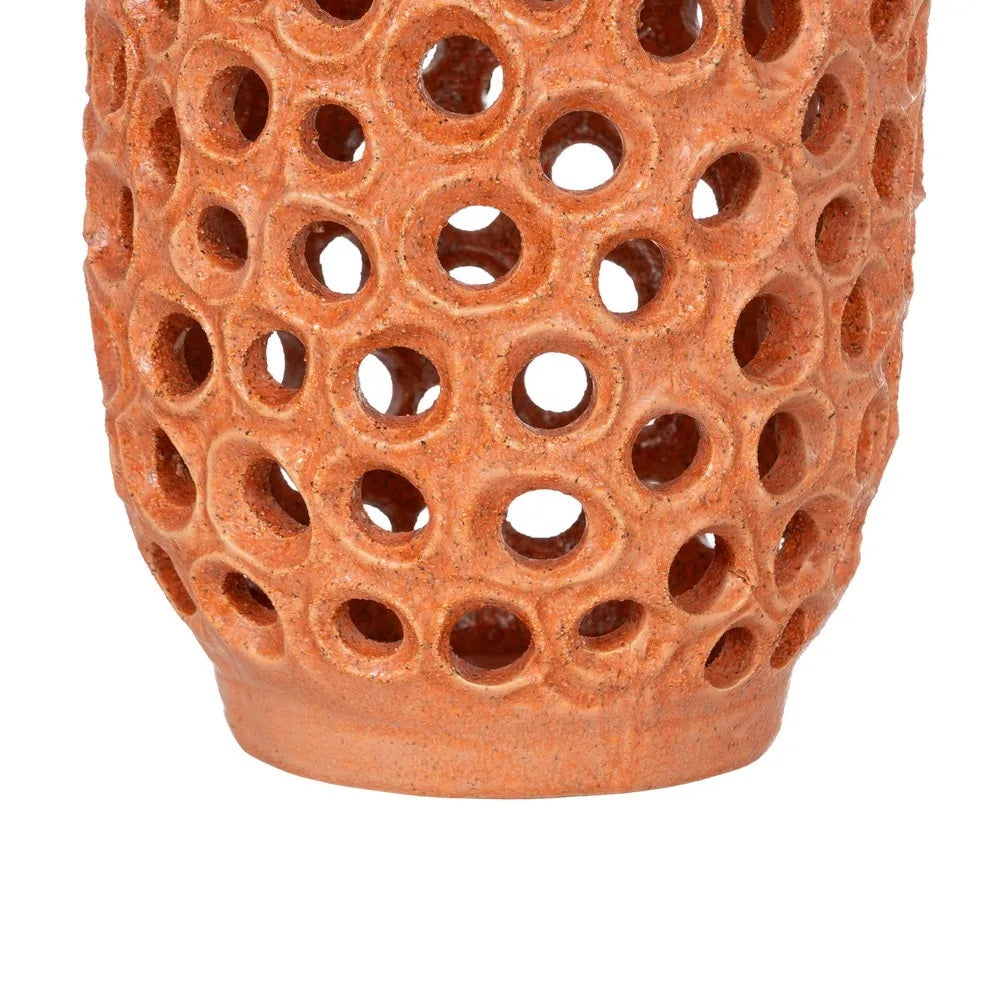 Vază ceramică DOLEA H54 CM, Orange, 24 x 23,5 x 54,5 cm