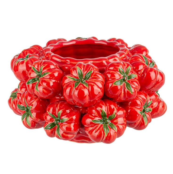 Vază GAZPACHO din ceramică lucrată manual, 26 x 26 x 16 cm