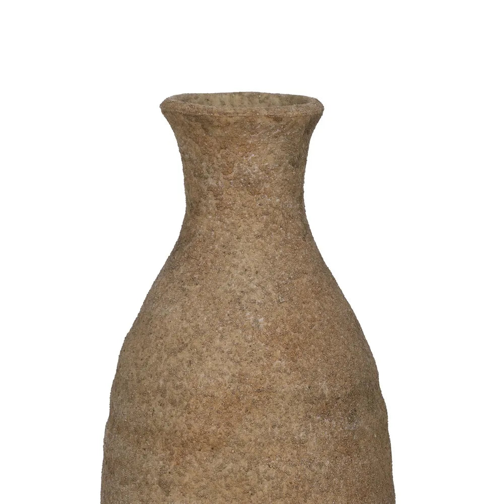 Vază ceramică JARONA, bej, dimensiuni 21 x 21 x 51 cm