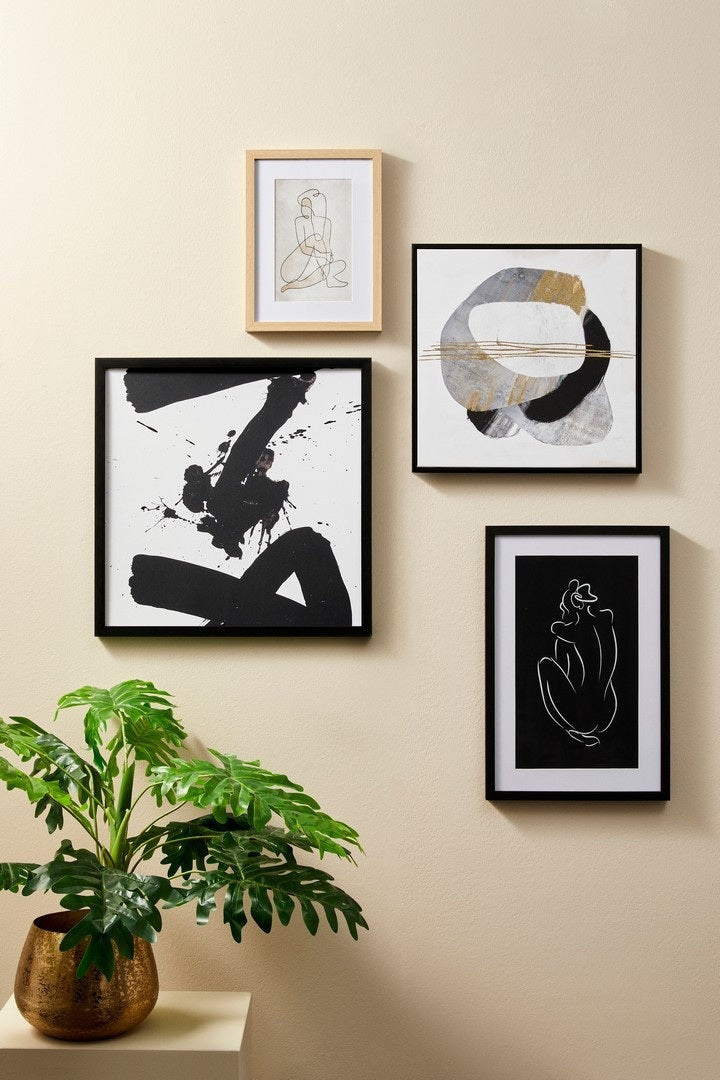 Tablou REFINED tipărit pe hârtie, cu sticlă și cadru MDF, 40 x 60 cm