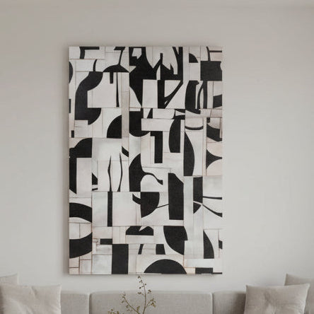 Tablou RIVIERA pe pânză texturată, abstract, 80 x 120 cm