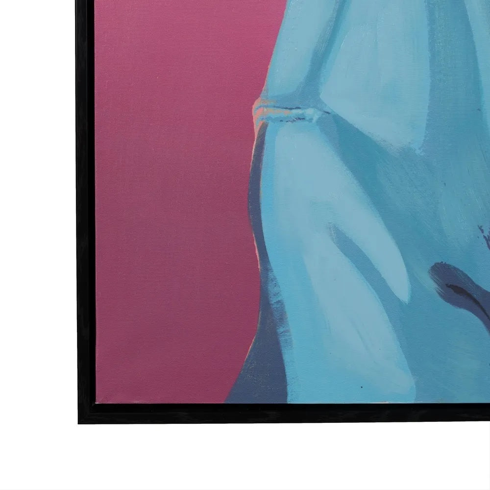 Tablou SIGNE WOMAN din pânză și polistiren, 100 x 100 cm