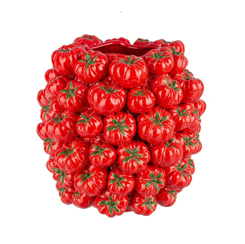 Vază ceramică GAZPACHO lucrată manual, 33,5 x 32 x 33 cm