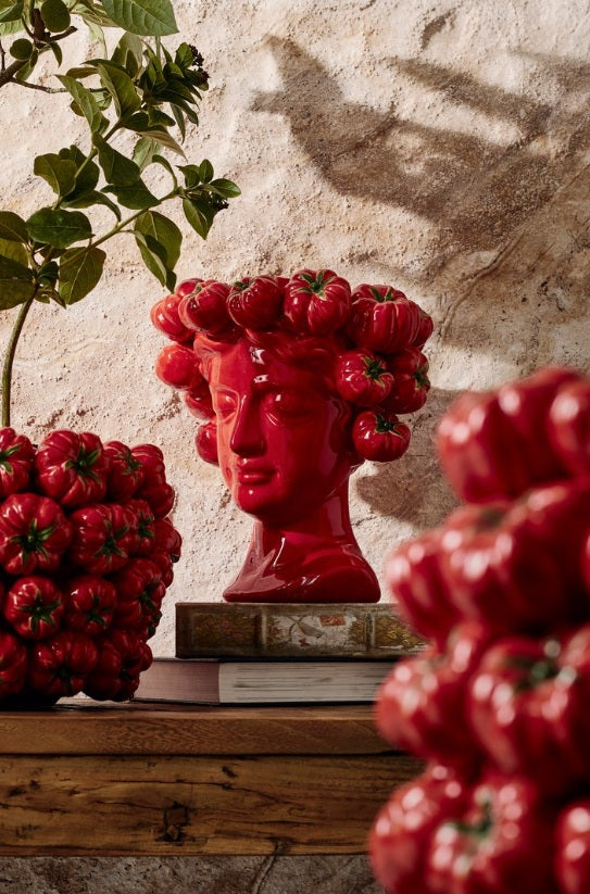 Vază GAZPACHO din ceramică lucrată manual, 33,5 x 32 x 22 cm