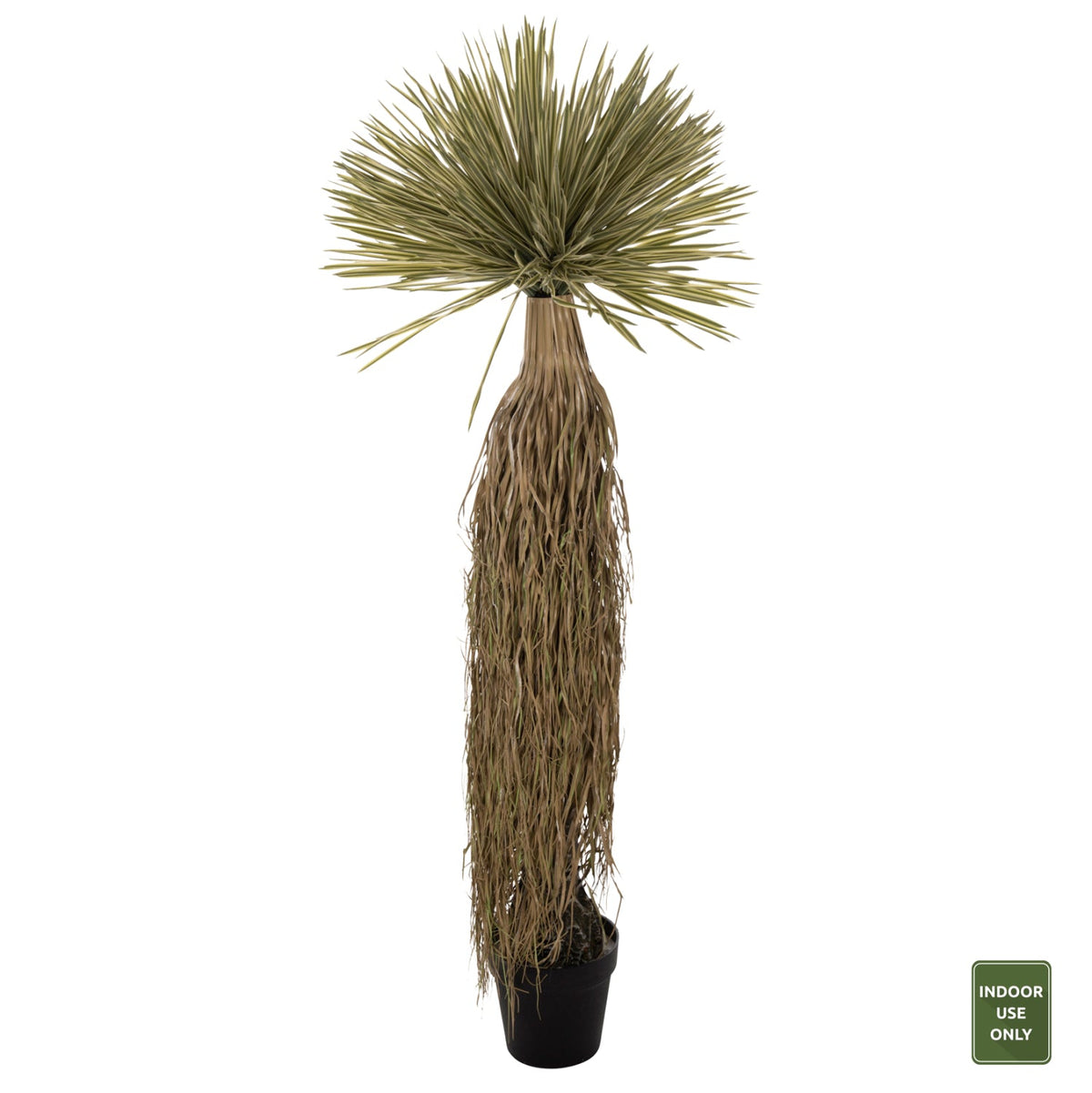Plantă artificială TERA verde cu trunchi natural și frunze PVC, 145 cm