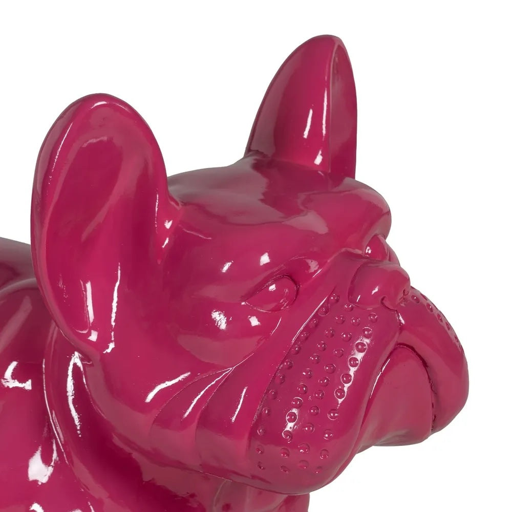 Decorațiune TORAN BULL DOG din rășină, 88 x 38 x 63 cm