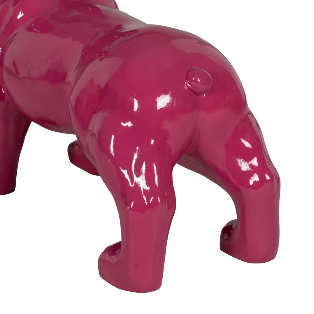 Decorațiune TORAN BULL DOG din rășină, 88 x 38 x 63 cm