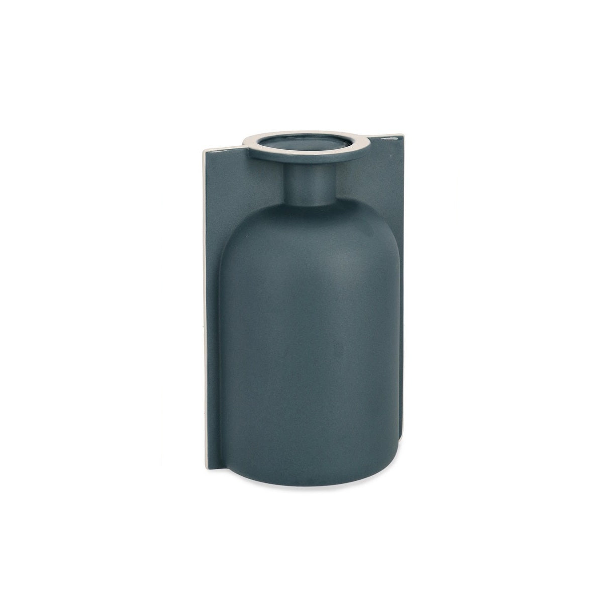 Vază ceramică IZUMO H25 CM albastră, BIZZOTTO, 16,5 x 14 x 25 cm