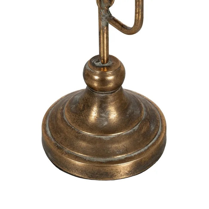 Suport de lumânare ZEPHIR H84 din fier, 16 x 17,5 x 84 cm