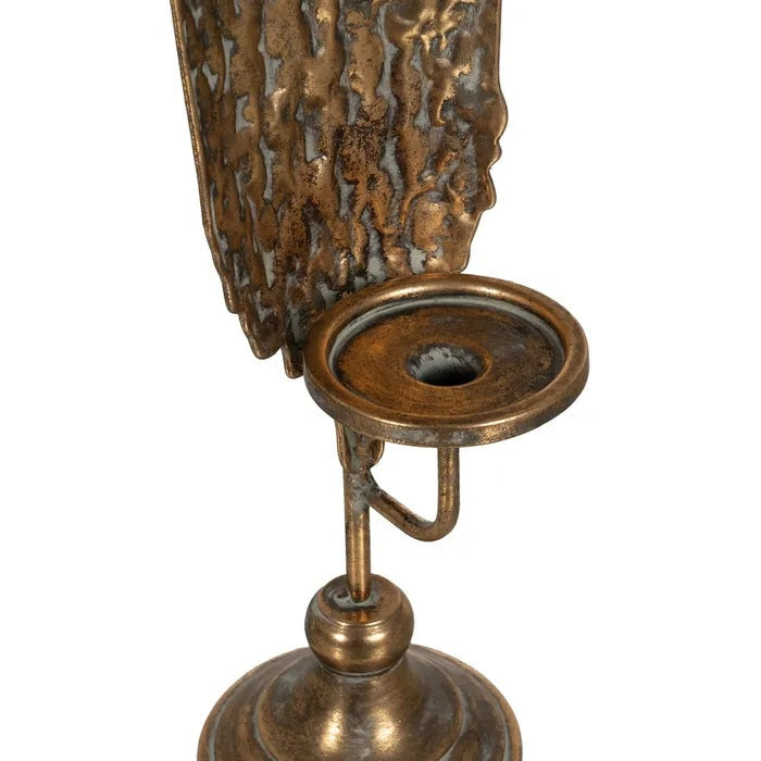 Suport de lumânare ZEPHIR H84 din fier, 16 x 17,5 x 84 cm