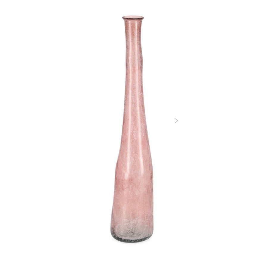Vază decorativă ABBY H100 CM din sticlă reciclată, 18 x 18 x 100 cm