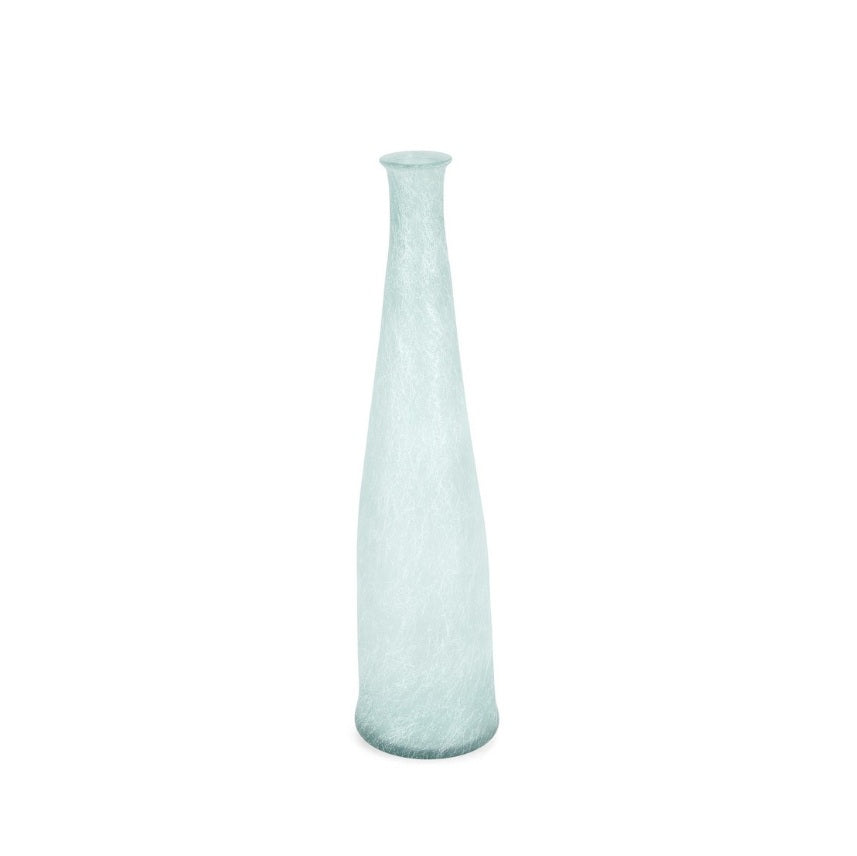 Vază decorativă ABBY H80 CM din sticlă reciclată, 18 x 18 x 80 cm