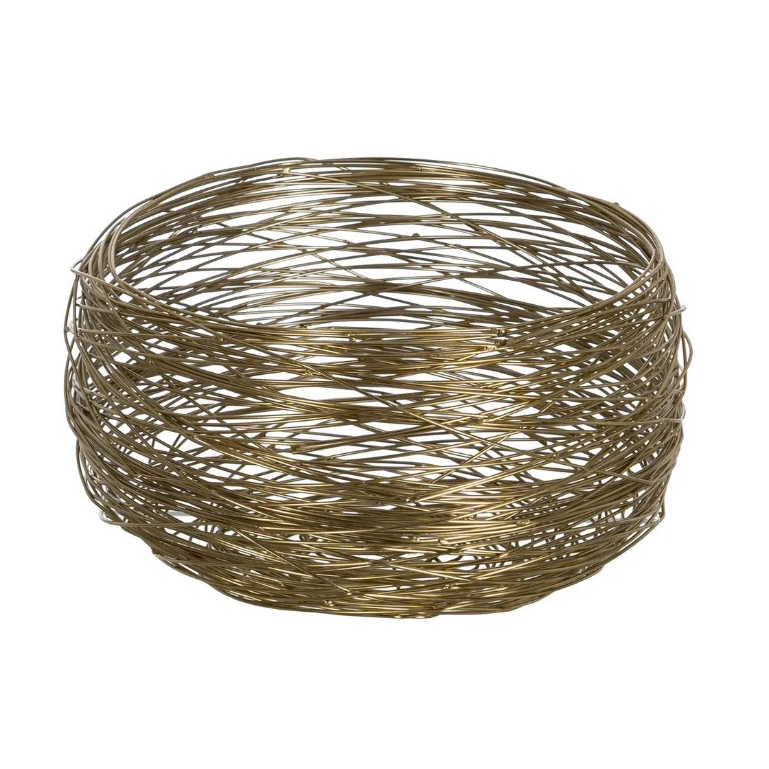 Bol ARJAV DECO din oțel inoxidabil auriu, diametru 27 cm, înălțime 16 cm