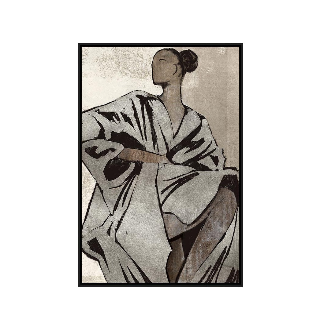 Tablou TALENT 0G2 pe pânză pictată manual, cadru MDF și plastic, 62 x 92 cm