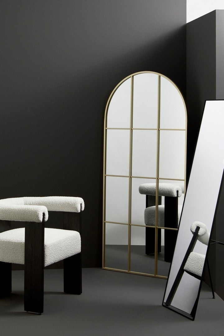 Oglindă UNIVERSE din oțel, MDF și sticlă, 40 x 4 x 150 cm