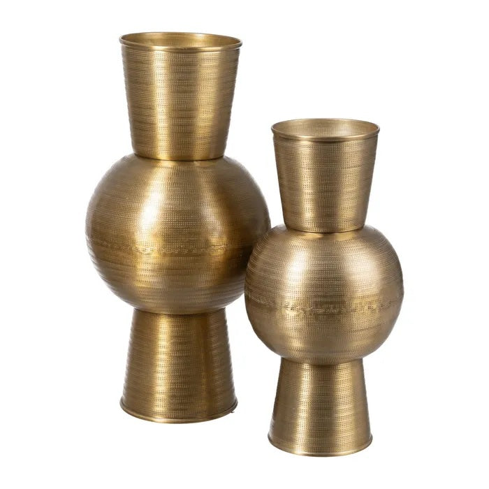 Bol BRILE din aluminiu, 20,3 x 20,3 x 41,9 cm, deschidere 13 cm