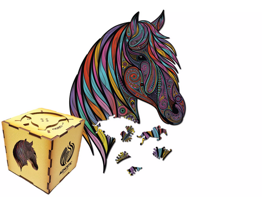 Horse - Wooden Fiber Jigsaw Puzzle