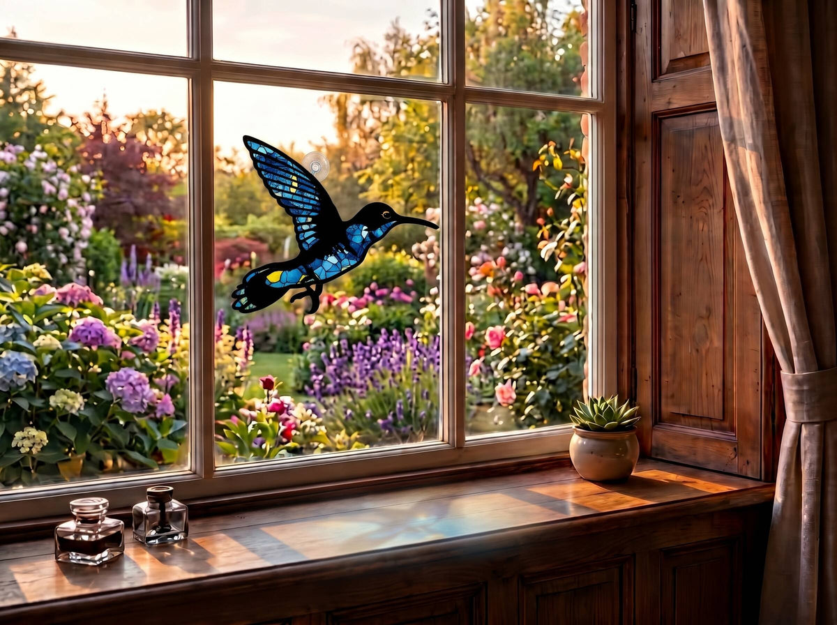 Colibri în Zbor - Decorațiuni Ferestre & Sun Catchers
