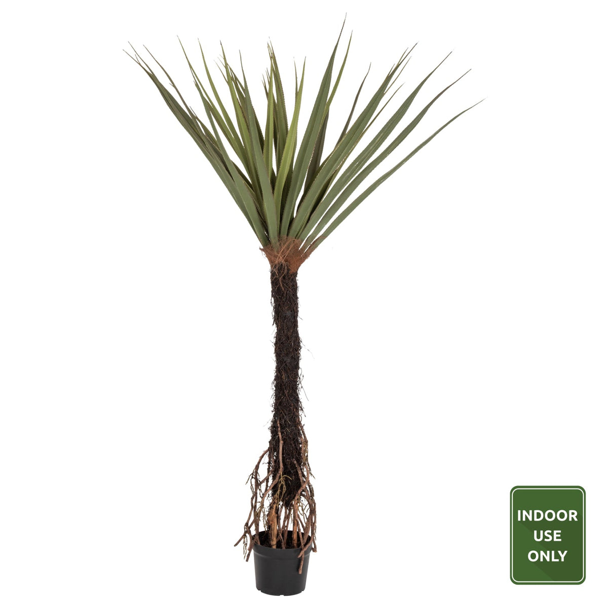 Plantă artificială COLSA Sisal verde, 200 cm, ghiveci din polipropilenă, frunze din polietilenă