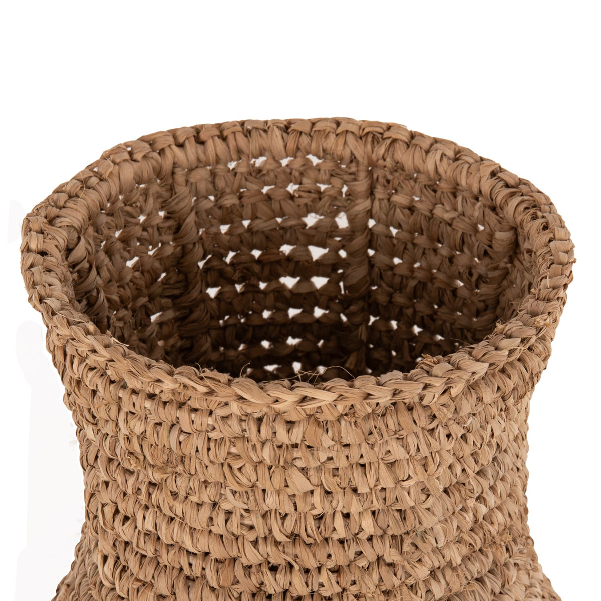 Vază decorativă DAISE PALM din fibre de palmier uscat, 34 x 34 x 50 cm