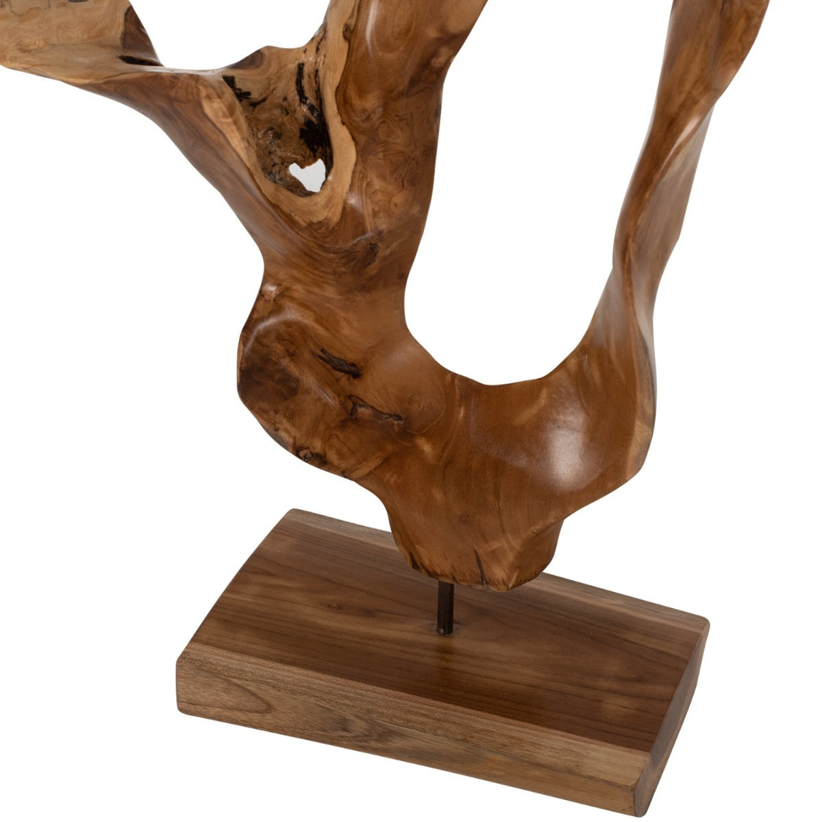 Decorațiune DARLING WOOD din lemn masiv de tec, 26 x 16 x 61 cm