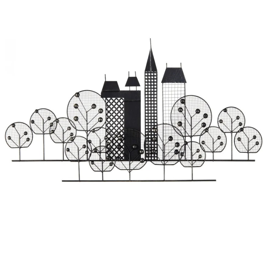 Decorațiune de perete BUILD din metal, 106 x 56 x 4 cm