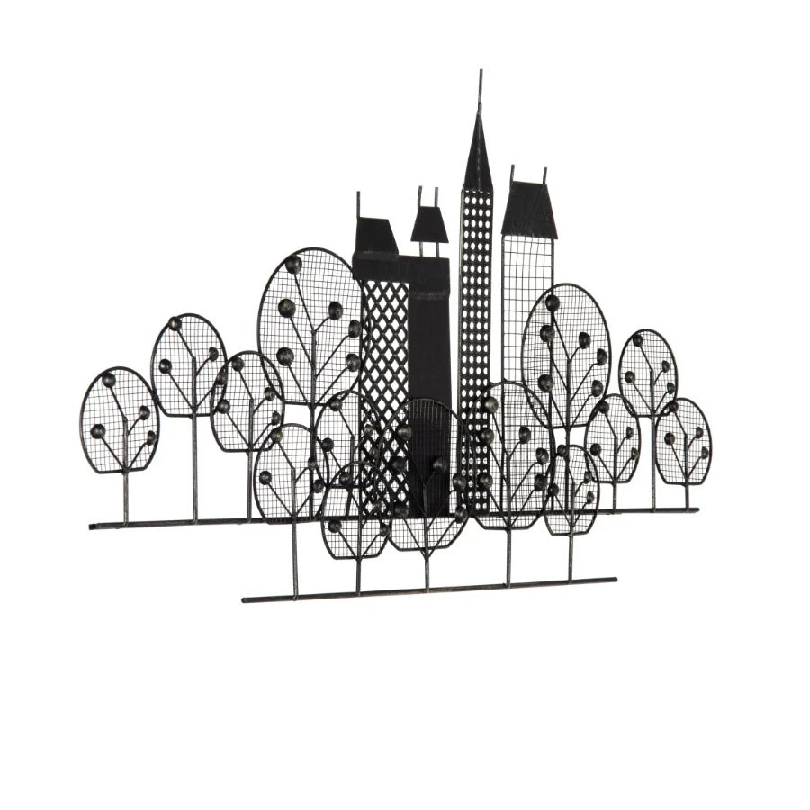 Decorațiune de perete BUILD din metal, 106 x 56 x 4 cm
