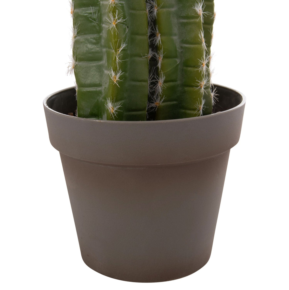 Cactus artificial VEBER din polietilenă, 3 trunchiuri, în ghiveci, Φ19,5 x 141 cm