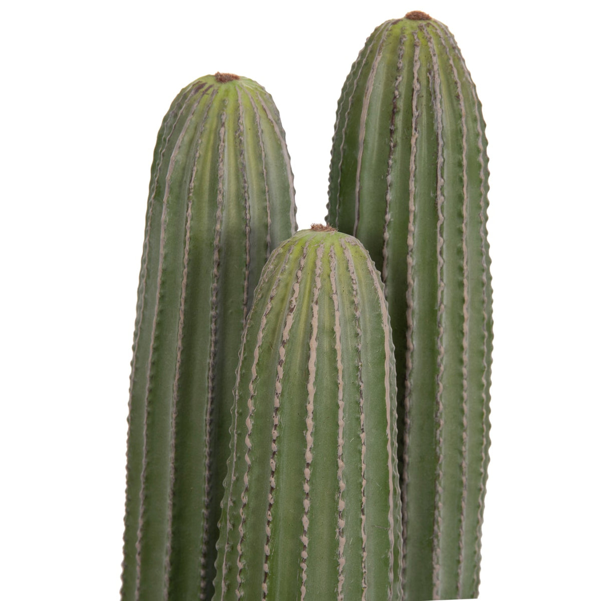 Cactus artificial LELO din polietilenă, 3 trunchiuri, în ghiveci, 62 cm înălțime