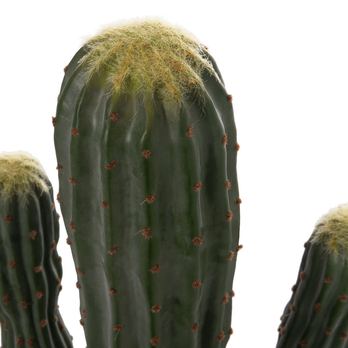 Cactus artificial ROTOR din polietilenă, în ghiveci din polipropilenă, înălțime 113 cm