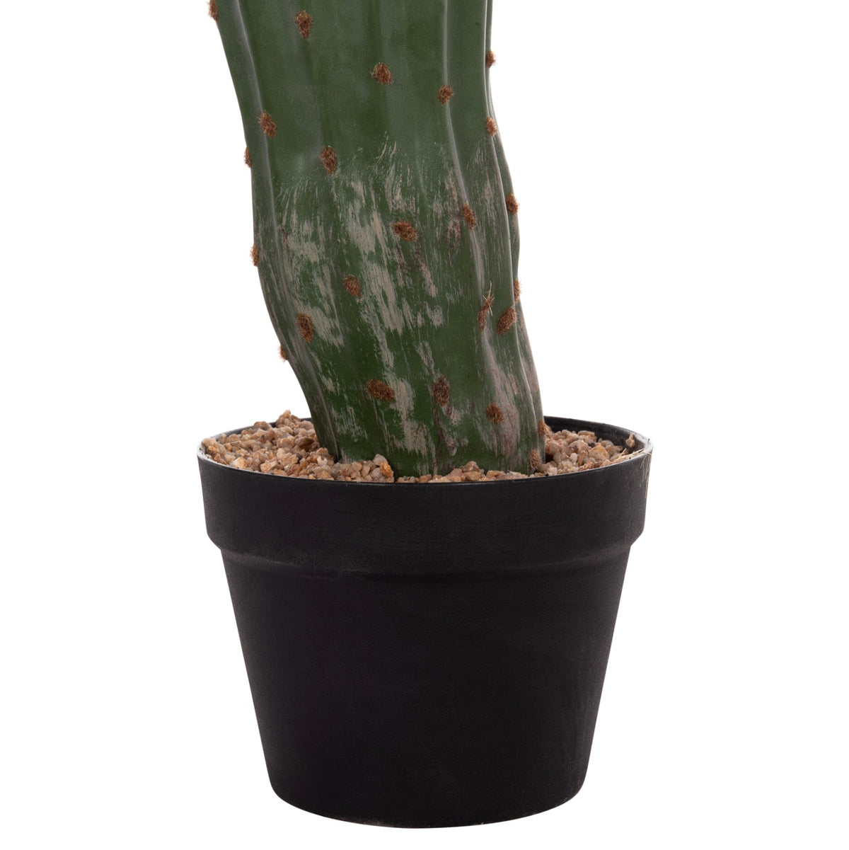 Cactus artificial ROTOR din polietilenă, în ghiveci din polipropilenă, înălțime 113 cm