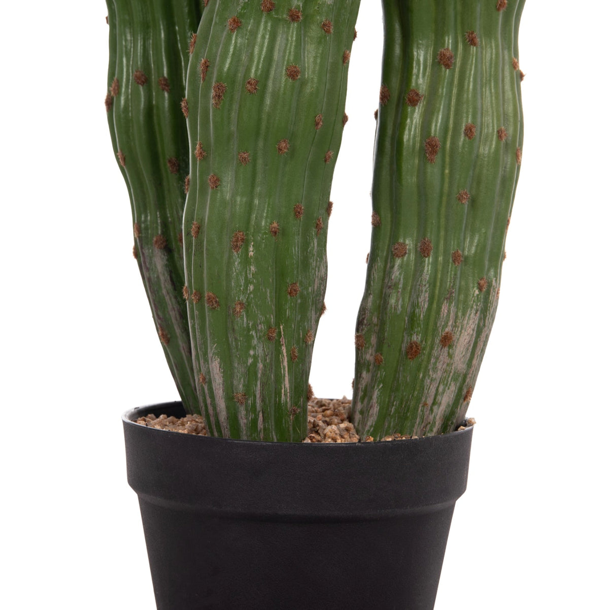 Cactus artificial PIOVRA din polietilenă, în ghiveci din polipropilenă, înălțime 115 cm