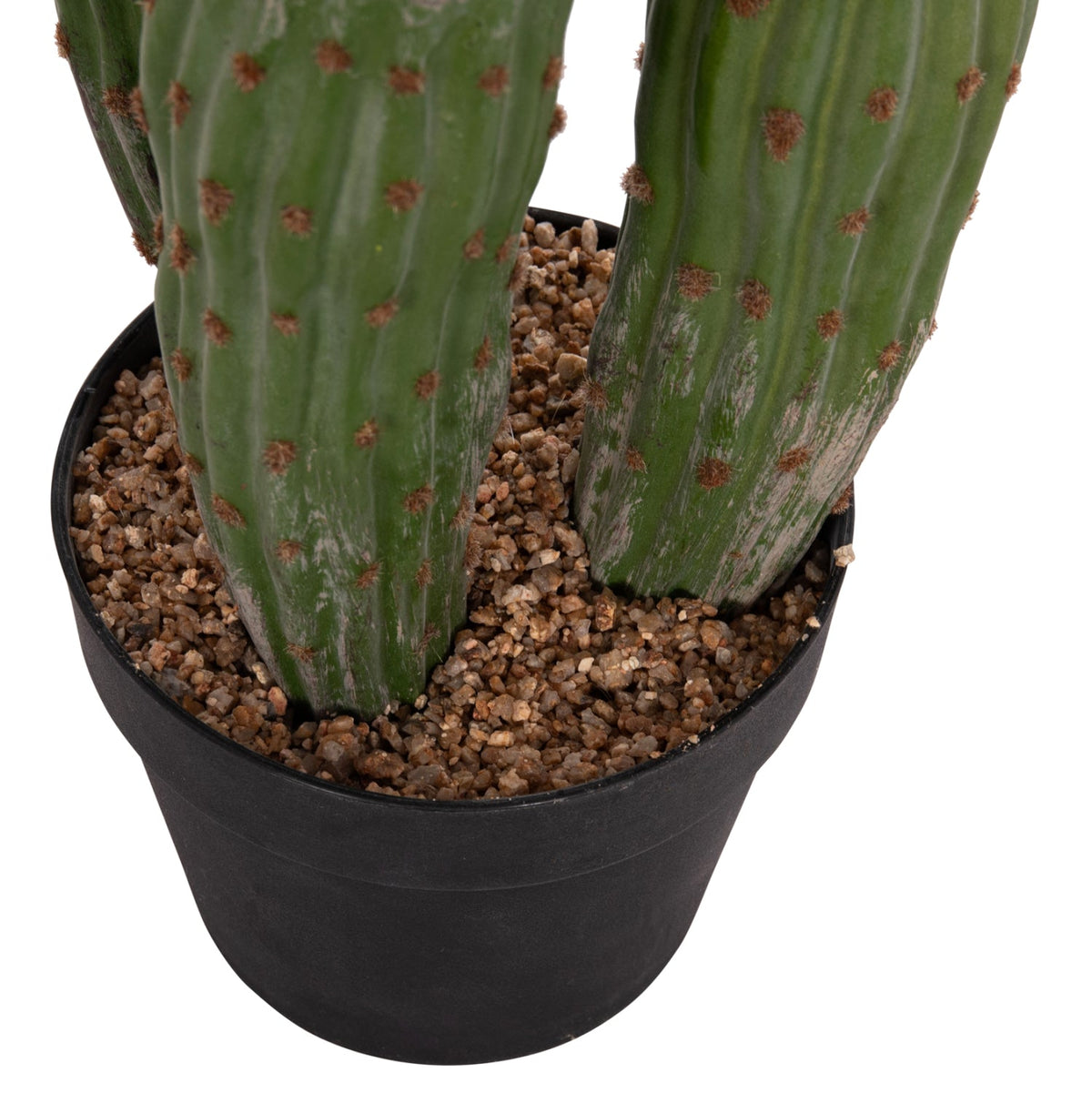 Cactus artificial PIOVRA din polietilenă, în ghiveci din polipropilenă, înălțime 115 cm
