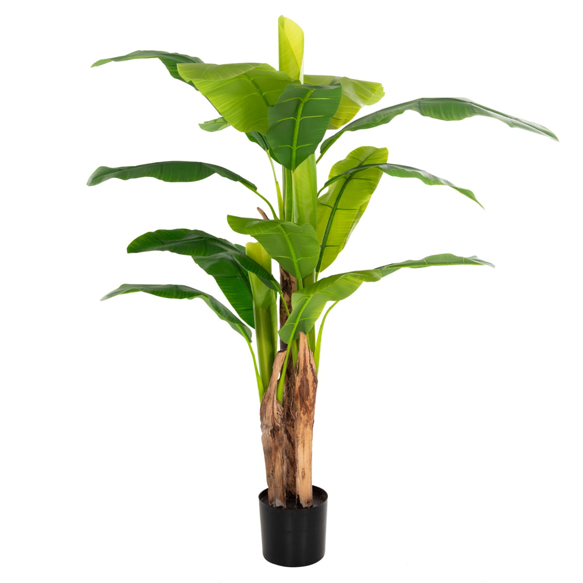 Plantă artificială Coleta Banana Tree verde, cu ghiveci din polipropilenă, înălțime 150 cm