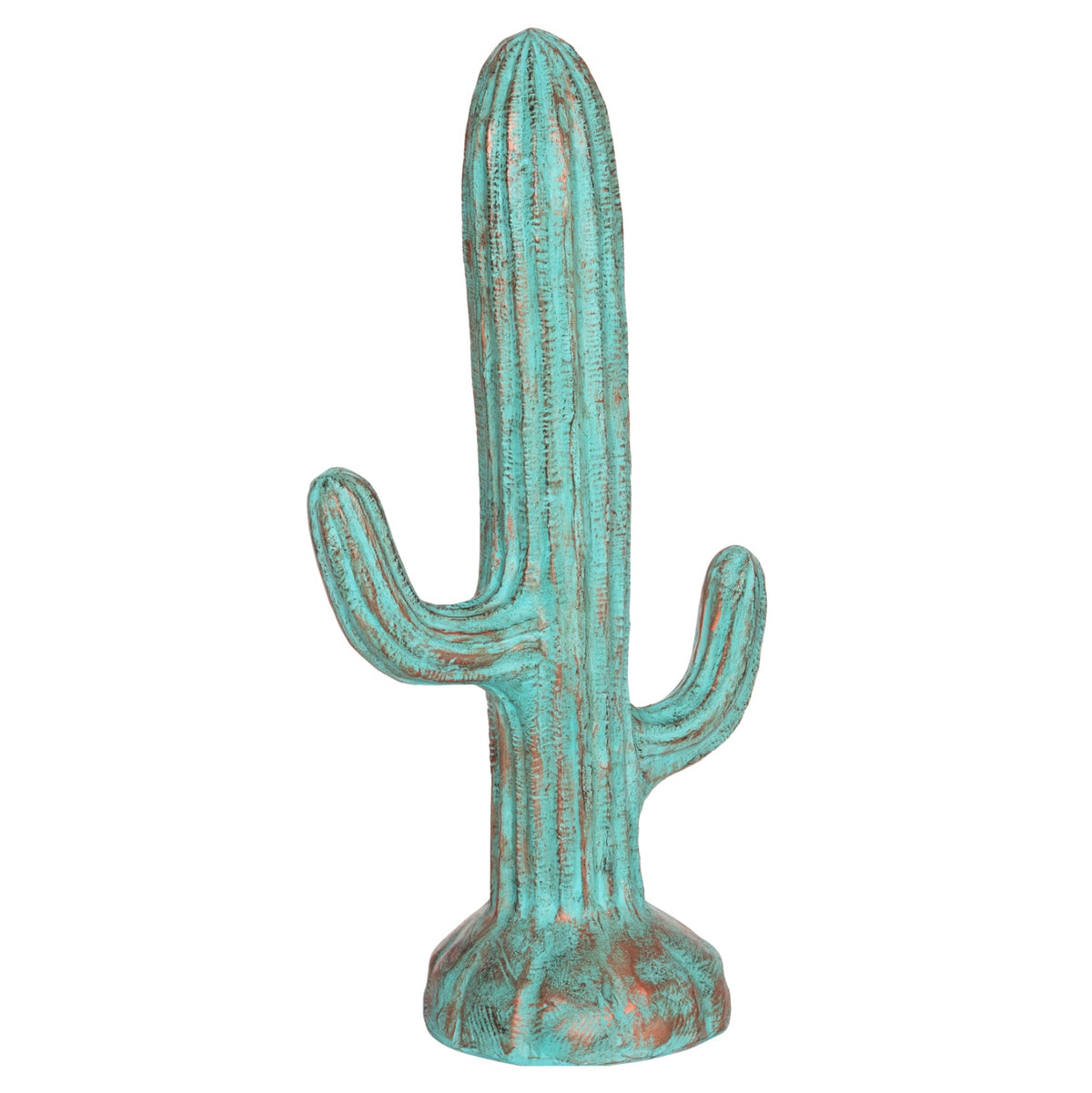 Cactus decorativ de podea DIAKONOS din ipsos cu fibră de sticlă, 54 x 34 x 103 cm