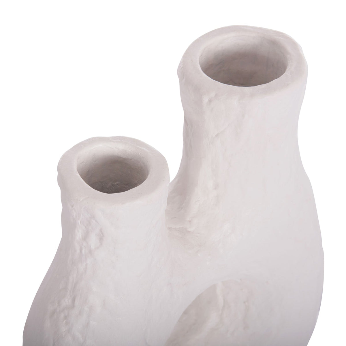 Vază decorativă SIVORN din teracotă cu ratan natural, 27 x 13,5 x 37 cm