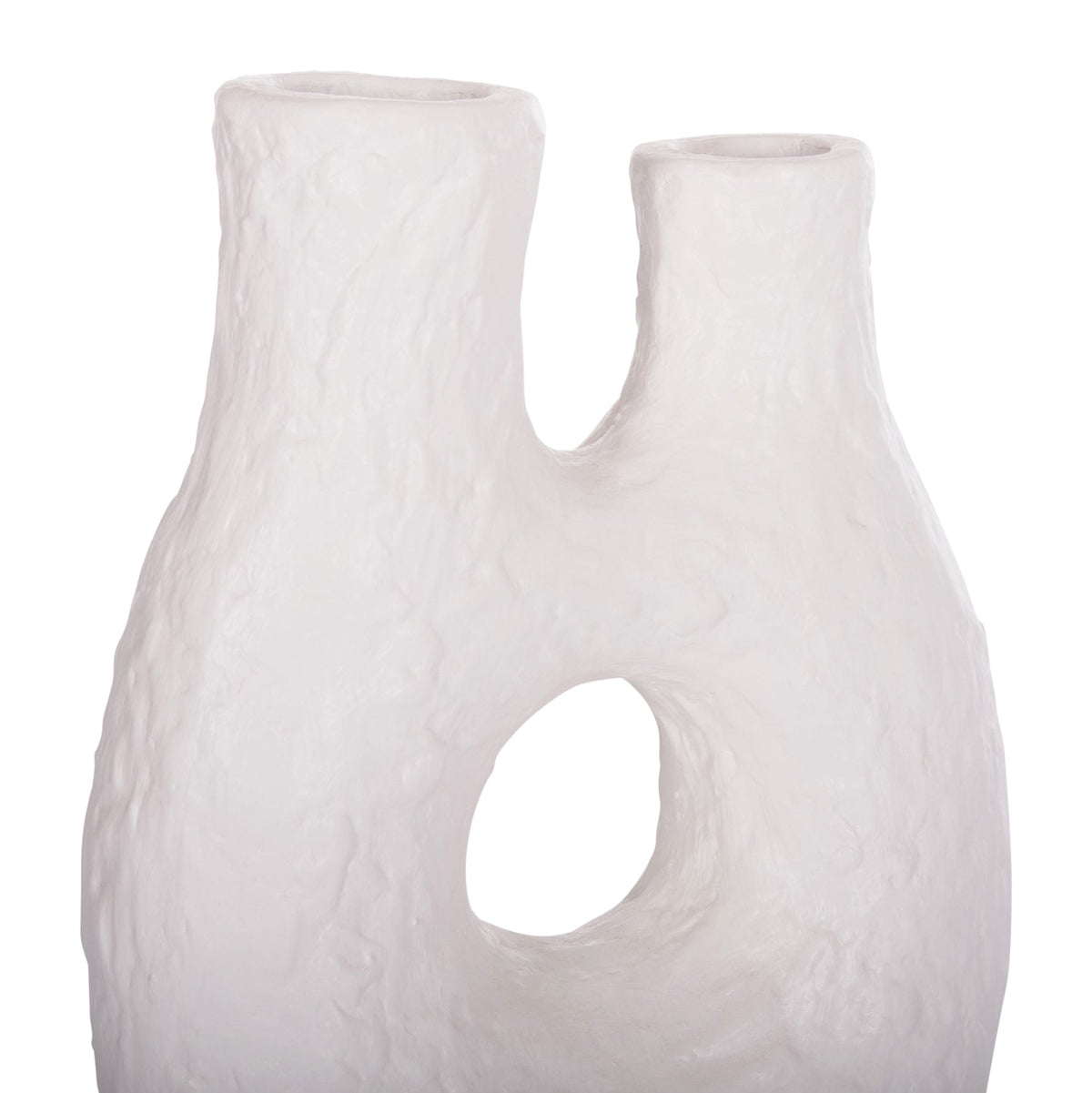 Vază decorativă SIVORN din teracotă cu ratan natural, 27 x 13,5 x 37 cm